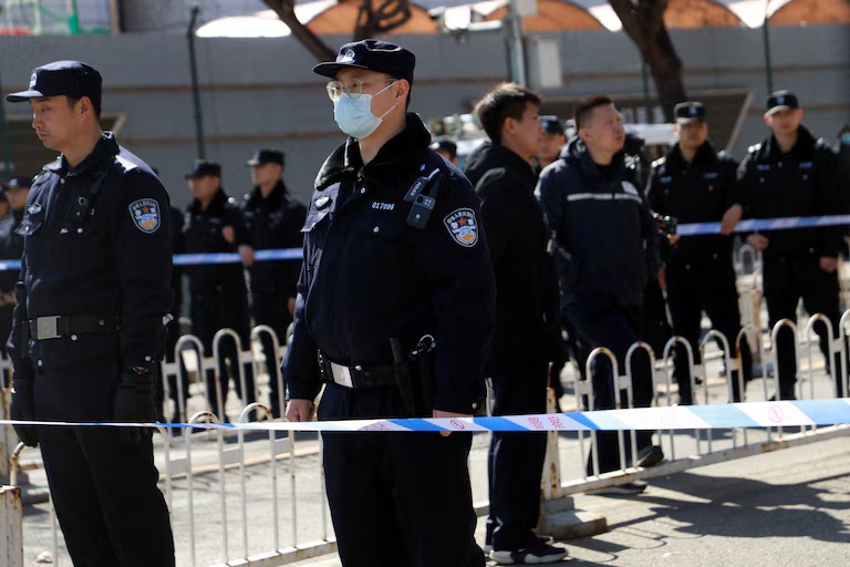 Policía de China. Foto: Infobae.