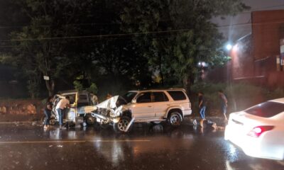 El terrible accidente dejó a una familia herida. Foto: Hector Alegre.