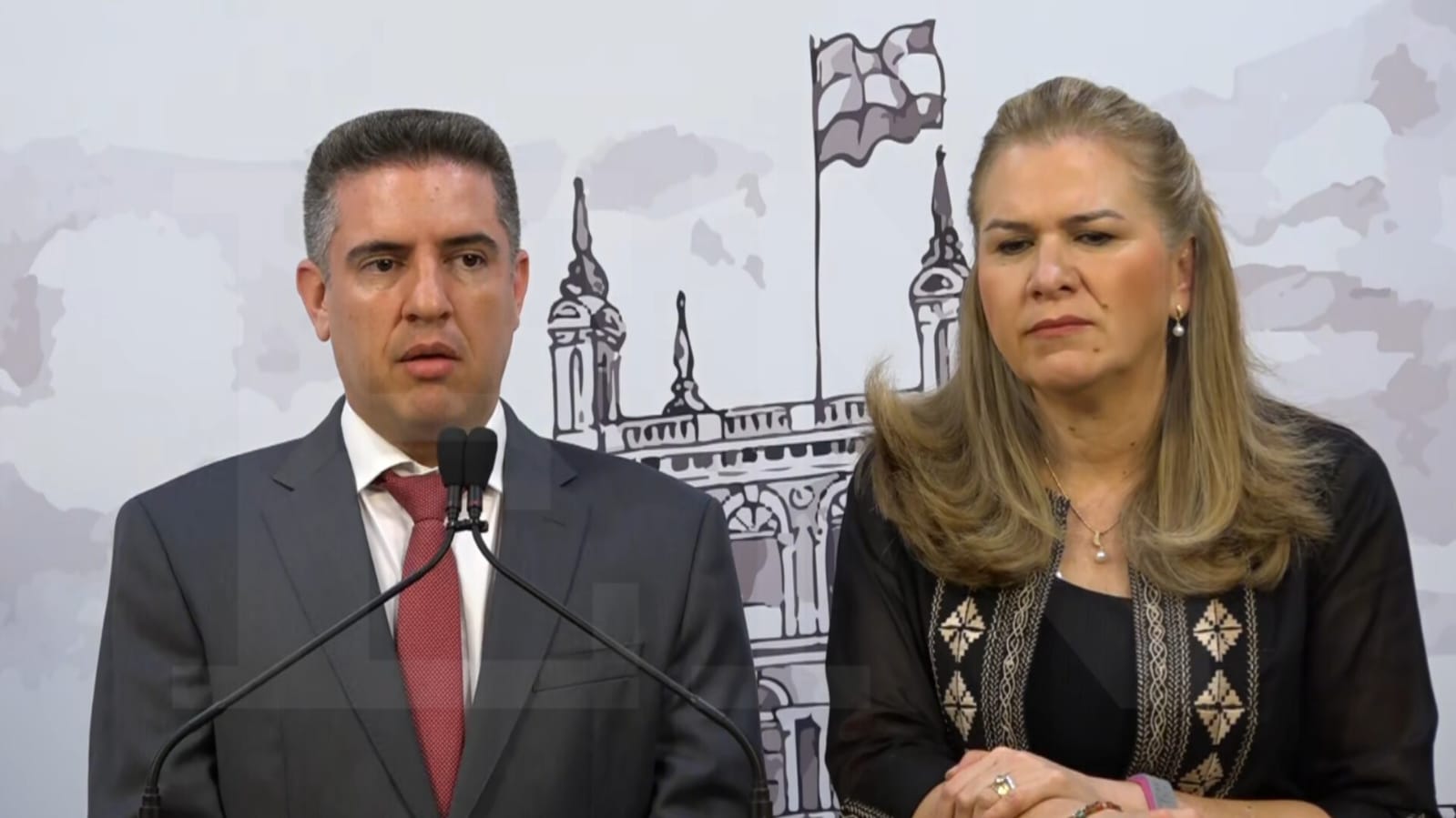 Gustavo Villate y María Teresa Barán. Foto: El Nacional.