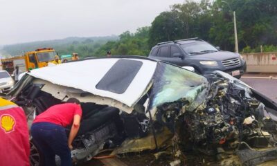 Accidente fatal en Caacupe. Foto: Gentileza.