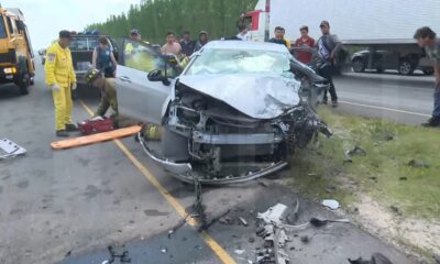 Accidente de tránsito en Falcón. Foto: El Nacional.