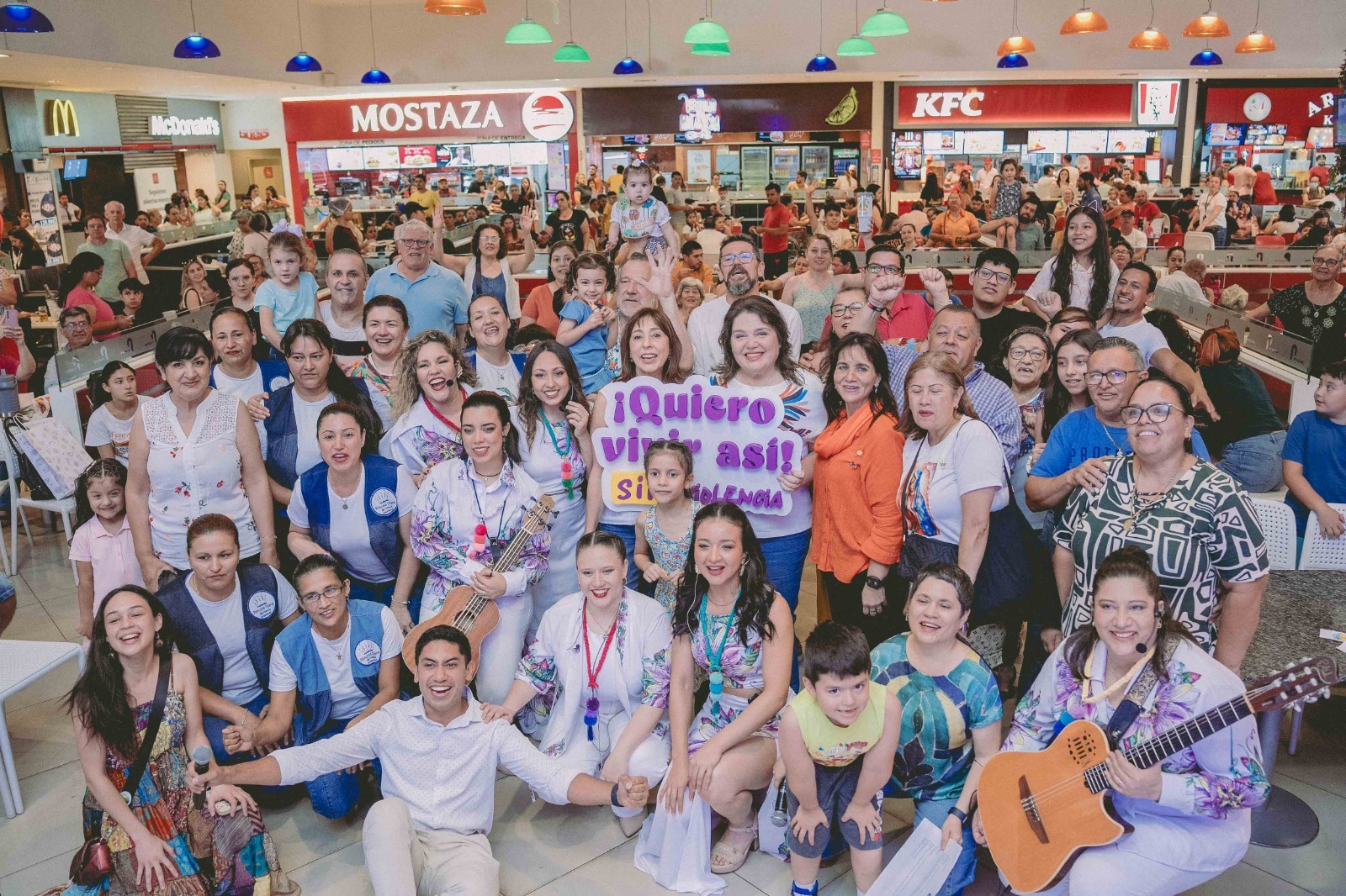 Jornada de recordación de la eliminación de todo tipo de violencia contra la mujer. Foto: Gentileza.