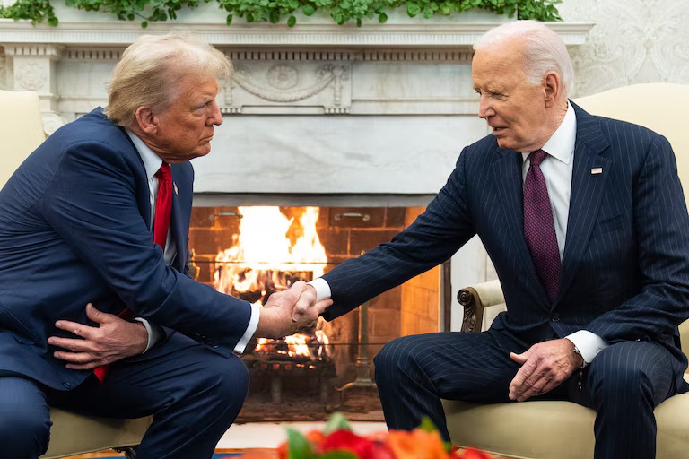 Donald Trump y Joe Biden. Foto: Infobae.