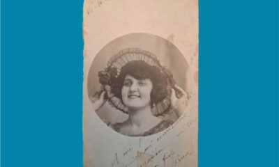 Retrato de Josefina Pla en carta postal. Cortesía MBC