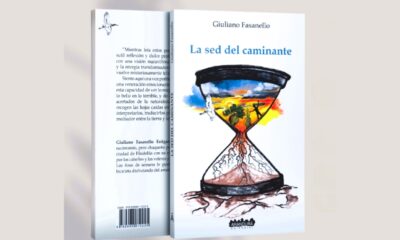 Portada de "La sed del caminante", de Giuliano Fasanello (Editorial Arandurã). Cortesía