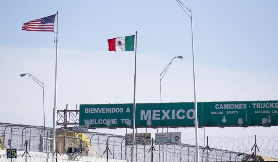 Frontera Texas, EE.UU y México. Foto: Celam ADM,