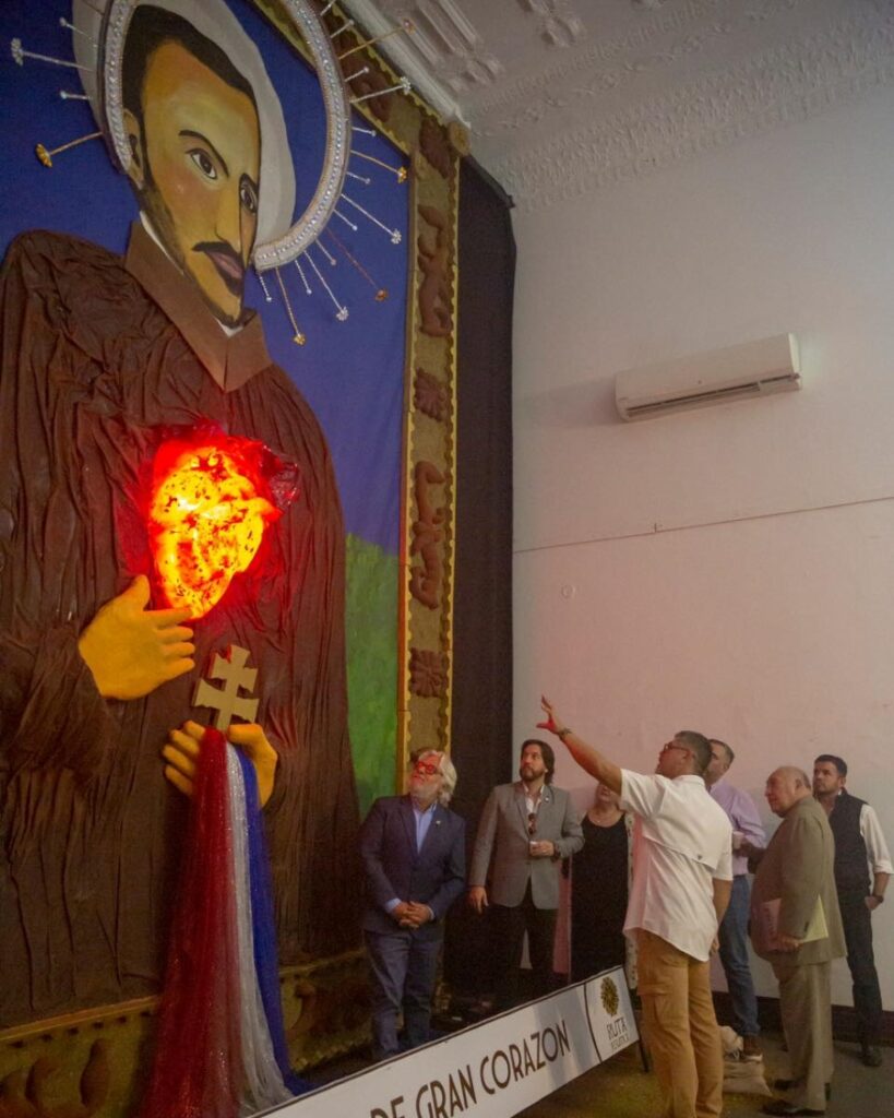 Tapiz sensorial de San Roque González de Santa Cruz, en el CCR Cabildo. Cortesía