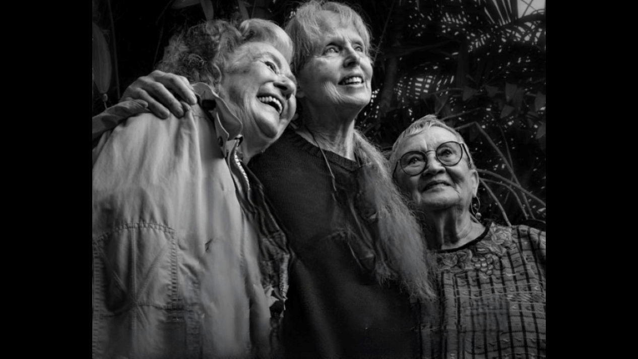 Protagonistas de "Las tres amigas", documental de Mónica Ismael. Cortesía