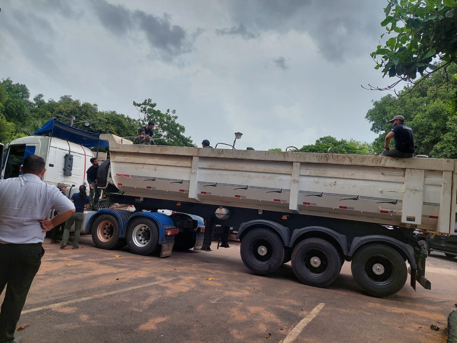 Camión interceptado. Foto: Ministerio Público.