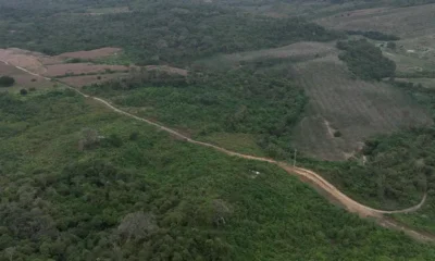 Sitio donde se iniciará la construcción de una segunda prisión de alta seguridad en Santa Elena, Ecuador, como parte de los planes del presidente de Ecuador, Daniel Noboa, para hacer frente a la situación de seguridad en los centros penales. Imagen: Santiago Arcos/DW