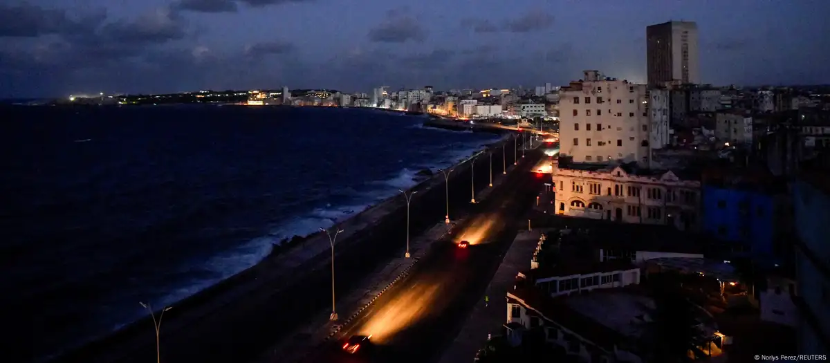 La Habana, Cuba a oscuras. Foto: Norlys Perez/DW