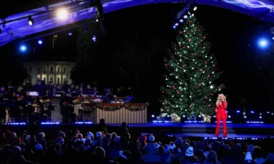 La encendida del árbol de Navidad en los jardines de la Casa Blanca es tradición iniciada en 1923. Imagen: Leah Millis