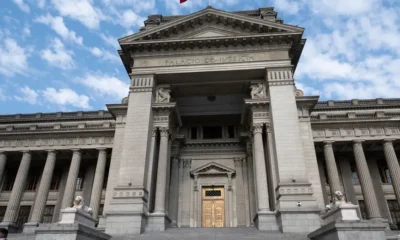 Palacio de Justicia en Lima, sede del Ministerio de Justicia y Derechos Humanos. Imagen: CRIS BOURONCLE/AFP/Getty Image