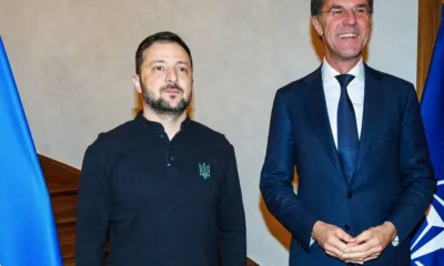 El presidente ucraniano acudió a Bruselas para dos días de reuniones con otros miembros de la OTAN. (18.12.2024) Imagen: OLIVIER MATTHYS/AFP