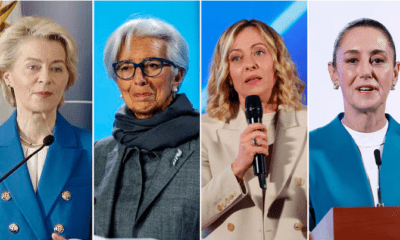 Ursula von der Leyen, Christine Lagarde, Giorgia Meloni, Claudia Sheinbaum. Foto:DW