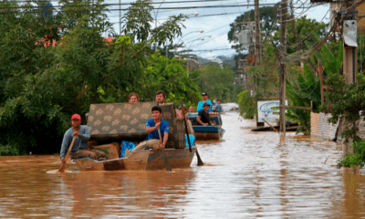 Inundación en Bolivia. Foto: Infobae.