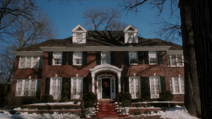 La casa sirvió como escenario para la clásica película de 1990 protagonizada por Macaulay Culkin. Foto: Infobae. 