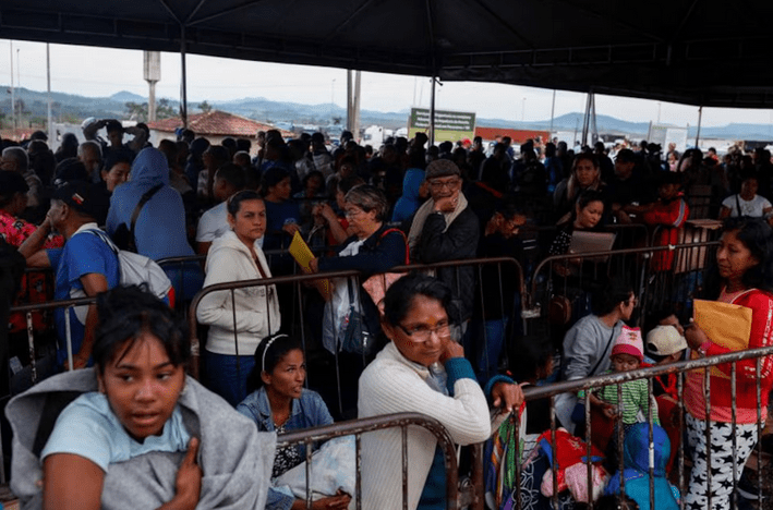 Venezolanos en Roraima, Brasil (REUTERS/Amanda Venezolanos en Roraima, Brasil. Foto: Infobae.