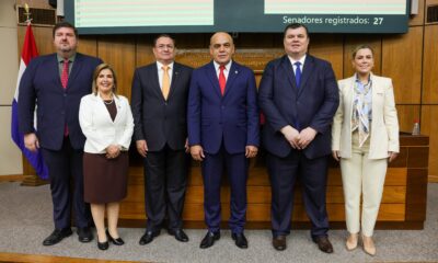 La mesa directiva del Senado fue reelegida hasta el 2027. Foto: Gentileza.