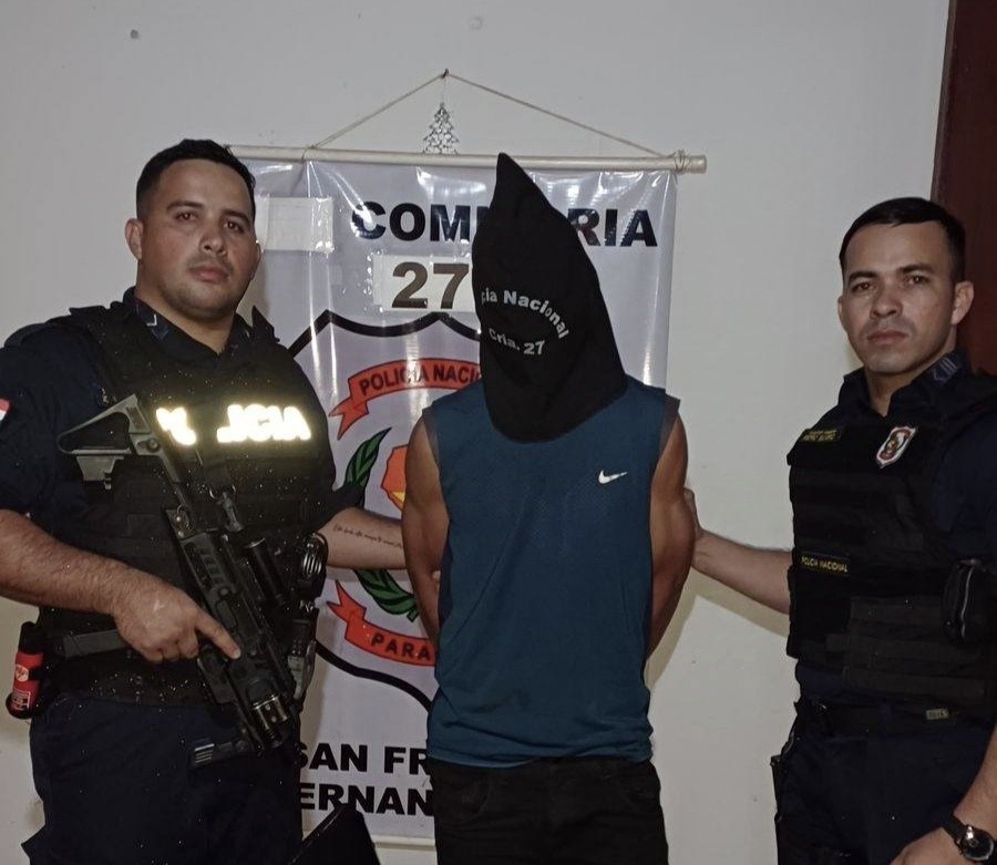 Moisés Domínguez detenido. Fotos: Policía Nacional.