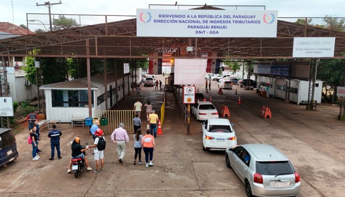 Movimiento migratorio en la frontera. Foto: Gentileza.