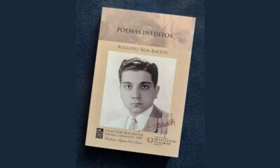 Portada de "Poemas inéditos" de Augusto Roa Bastos (Editorial Servilibro). Cortesía