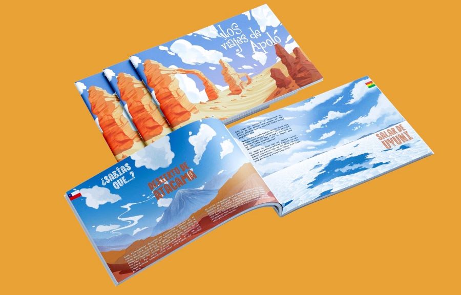 Revista "Los viajes de Apolo", edición dedicada a los desiertos. Cortesía