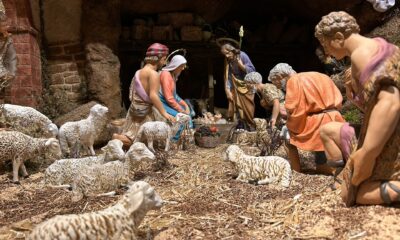 El nacimiento de Jesús representado en un Belén europeo. Foto: Miguel Vargas.