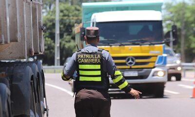 Controles de la Patrulla Caminera. Foto: MOPC.