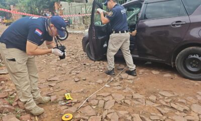 Investigan asesinato del conductor. Foto: Ministerio Público.