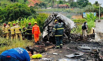 Trágico accidente en Brasil. Foto: Gentileza.