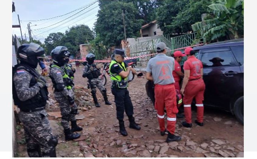 El hombre fue encontrado dentro de su vehículo con un impacto de bala a la altura del cuello. Foto: Gentileza.