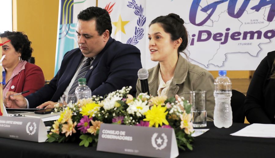 Ministra de Cultura, Adriana Ortiz. Cortesía