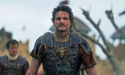 Pedro Pascal en un fotograma de "El gladiador II" (Paramount Pictures)