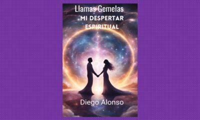 Portada de "Llamas gemelas. Mi despertar espiritual", de Diego Alonso (Che Ha Nde Editora y Gráfica). Cortesía