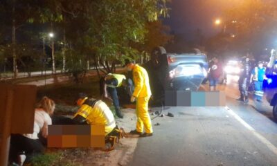 Accidente fatal sobre la Avenida Silvio Pettirossi. Foto: Gentileza.