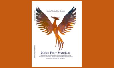 Portada del libro "Mujer, paz y seguridad", de María Gloria Báez Riquelme. Cortesía