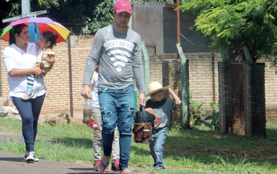 Piden a padres no llevar a sus hijos pequeños a la festividad de Caacupé. Foto: IP