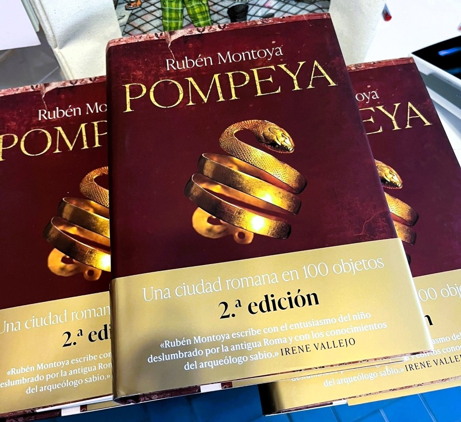 Portada del libro "Pompeya. Una ciudad romana en 100 objetos", segunda edición. Cortesía