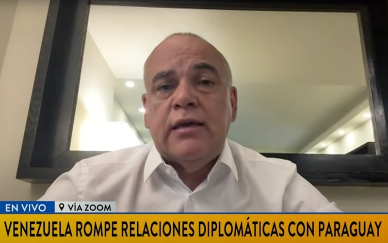 Basilio Bachi Núñez, via zoom con Noticias Caracol. Foto: Captura de pantalla.