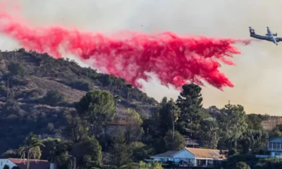 Polvo rosado para apagar incendios. Foto: DW