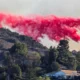 Polvo rosado para apagar incendios. Foto: DW