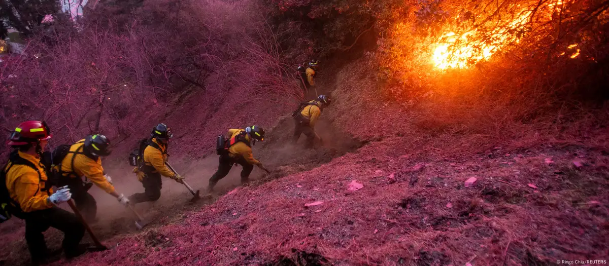 Incendio en Los Ángeles. Foto:DW