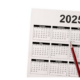 Calendario 2025. Foto referencial. Infobae.