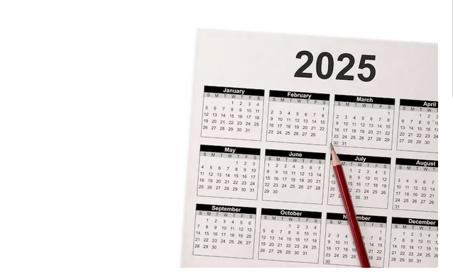 Calendario 2025. Foto referencial. Infobae.