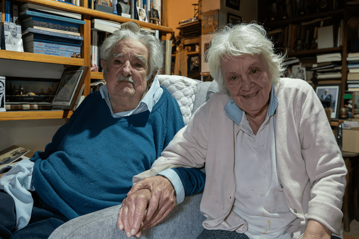 José Pepe Mujica y Lucía Topolansky. Foto: Infobae.