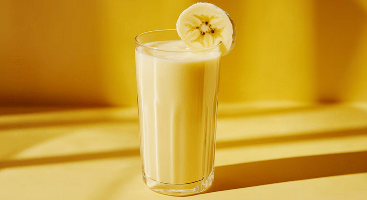 Licuado de banana. Foto: Infobae.