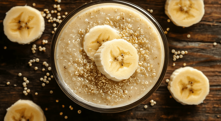 Batido de banana. Foto: Infobae.