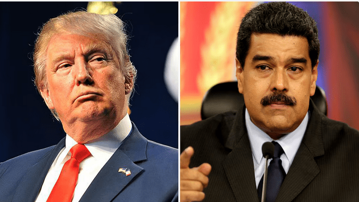 Donald Trump y Nicolás Maduro. Foto: Infobae.