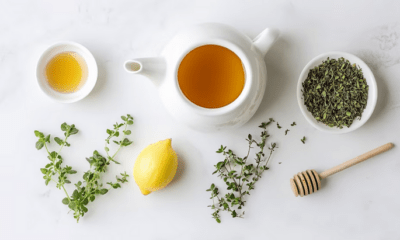 Té de orégano con miel y limón. Foto: Infobae.